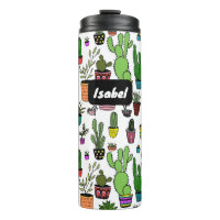 Cactus in potplanten Cute patroon Aangepast cadeau