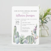 Cactus Invitation Succulente à la menthe de Fête d (Debout devant)