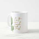 Cactus kan deze koffie-Mok niet aanraken Koffiemok (Voorkant links)