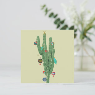 Cactus Kerstboom Kaart