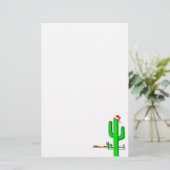 Cactus kerstboom - Papier (Staand voorkant)