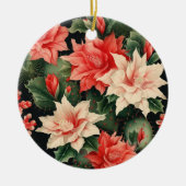 Cactus Kisses & Christmas Wishes – A Double-Sided Keramisch Ornament (Voorkant)