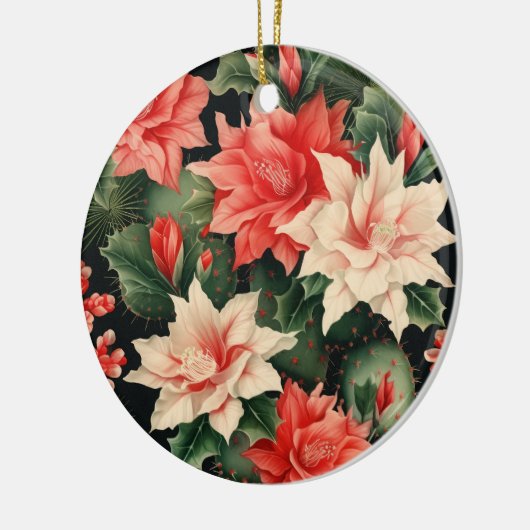 Cactus Kisses & Christmas Wishes – A Double-Sided Keramisch Ornament (Links)