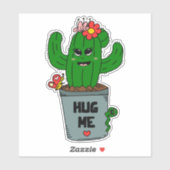 Cactus Knuffel Sticker (Vel)