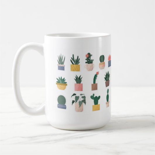 Cactus koffie mok 15oz (Links)