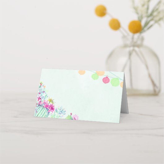 Cactus lantaarn Fiesta Succulenten Bruiloft (Voorkant)