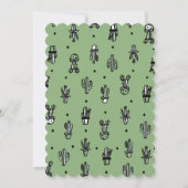 Cactus & Llama Baby Girl Shower Fiesta Invitation (Dos)