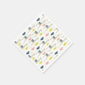 Cactus & Llamas Pattern Servet (Hoek)