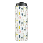 Cactus & Llamas Pattern Thermosbeker (Voorkant)