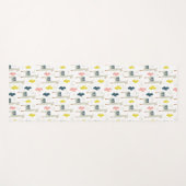 Cactus & Llamas Pattern Yogamat (Voorkant (horizontaal))