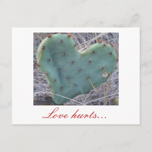 Cactus, Love doet pijn... Briefkaart (Voorkant)