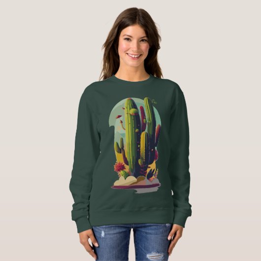 Cactus Lover Classic Trui (Voorkant volledig)
