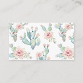 Cactus Luier Raffle Tickets (Achterkant)