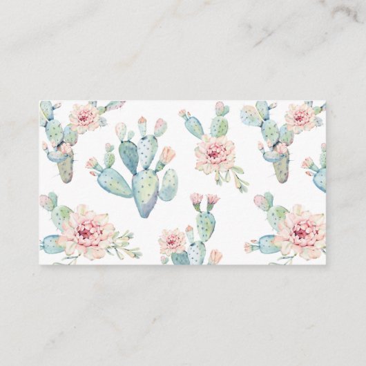 Cactus Luier Raffle Tickets (Achterkant)