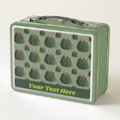 Cactus Lunch Box - Optionele personalisatie (Achterkant)