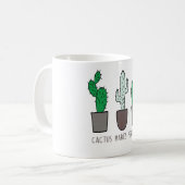 Cactus maakt Perfect Pun Koffiemok (Voorkant links)