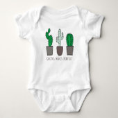 Cactus maakt Perfect Pun Romper (Voorkant)