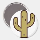 cactus magneet (Voorkant / Achterkant)