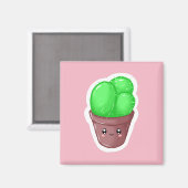 Cactus magnet magneet (Voorkant / Achterkant)