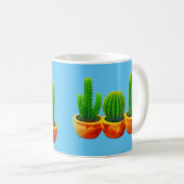 Cactus Maman Coupe personnalisée de café Mug (Devant droit)