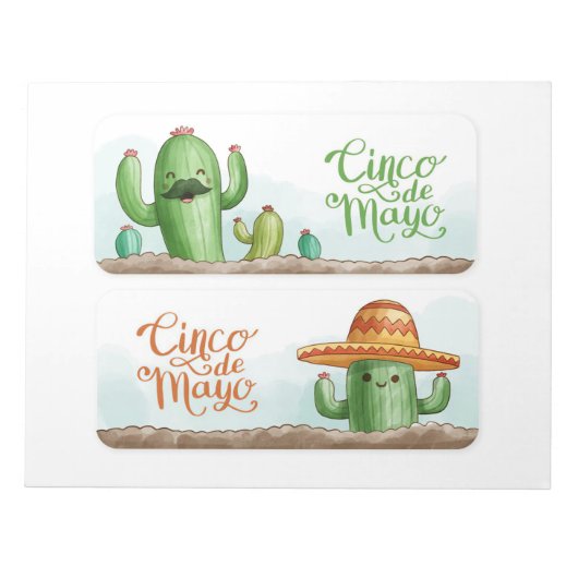 Cactus Mayo Notitieblok (Voorkant)