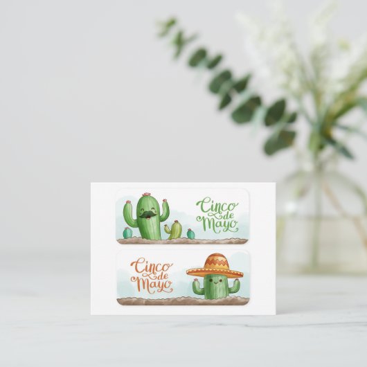 Cactus Mayo Visitekaartje (Staand voorkant)