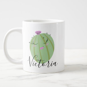 Cactus Meisjesachtige Kladnaam Reuzenkoffiemok Extra Grote Beker