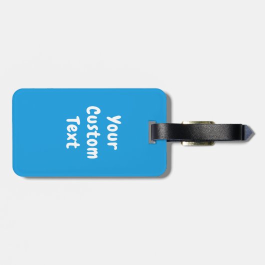 Cactus met bier bagagelabel (Achterkant horizontaal)