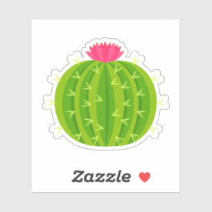Cactus met Stickers van vinyl zonder bloem