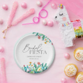 Cactus Mexicaans Feest Bruidsjurk Shower Papieren Bordje (Feest)