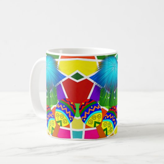 Cactus mexicaine Mug (Devant gauche)