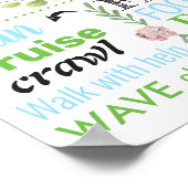 Cactus Mexican Fiesta succulent flower Birthday Poster (Hoek)