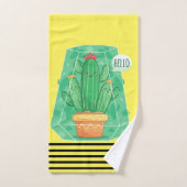 Cactus mignon (Serviette à main)