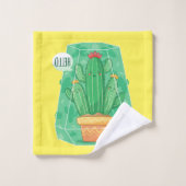 Cactus mignon (Gant de toilette)