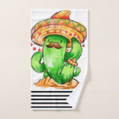 Cactus mignon (Serviette à main)