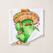 Cactus mignon (Gant de toilette)