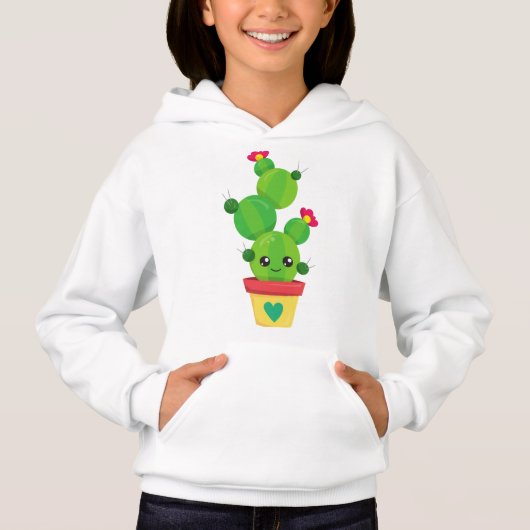 Cactus mignons, Cactus verts, Cactus Kawaii, Fleur (Devant)