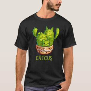 Cactus Mooie Kat En Cactus Mexicaanse Cactus Cinco T-shirt