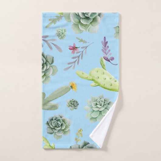 Cactus Motif 10 (Serviette à main)