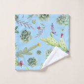 Cactus Motif 10 (Gant de toilette)