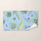 Cactus Motif 10 (Serviette à main)