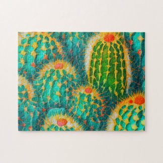 Cactus Motif 4 Photo Puzzles Internet Jigsaw Puz