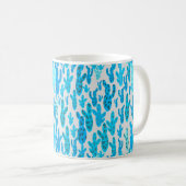 Cactus mug bleu (Devant droit)