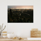 Cactus Night Lights Poster (Keuken)