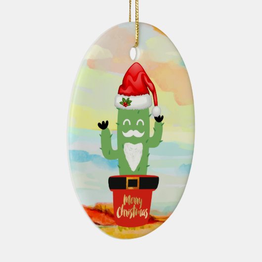 Cactus Noël Ornement (Droite)