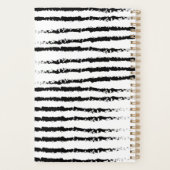 Cactus noir blanc motif monogramme (Dos)