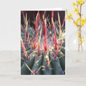 Cactus notecard kaart (Gele Bloem)