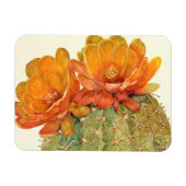Cactus Oranje bloesems Magneet (Horizontaal)