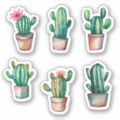 Cactus Pack Sticker (Voorkant)