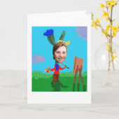 Cactus Painter 🧑‍🎨  Kaart (Gele Bloem)